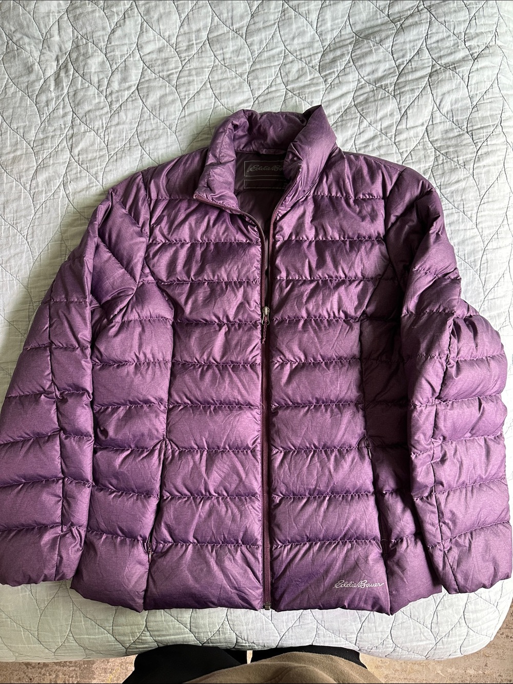 Eddie Bauer Women's Quilted Packable Puffer Jacket in Plum